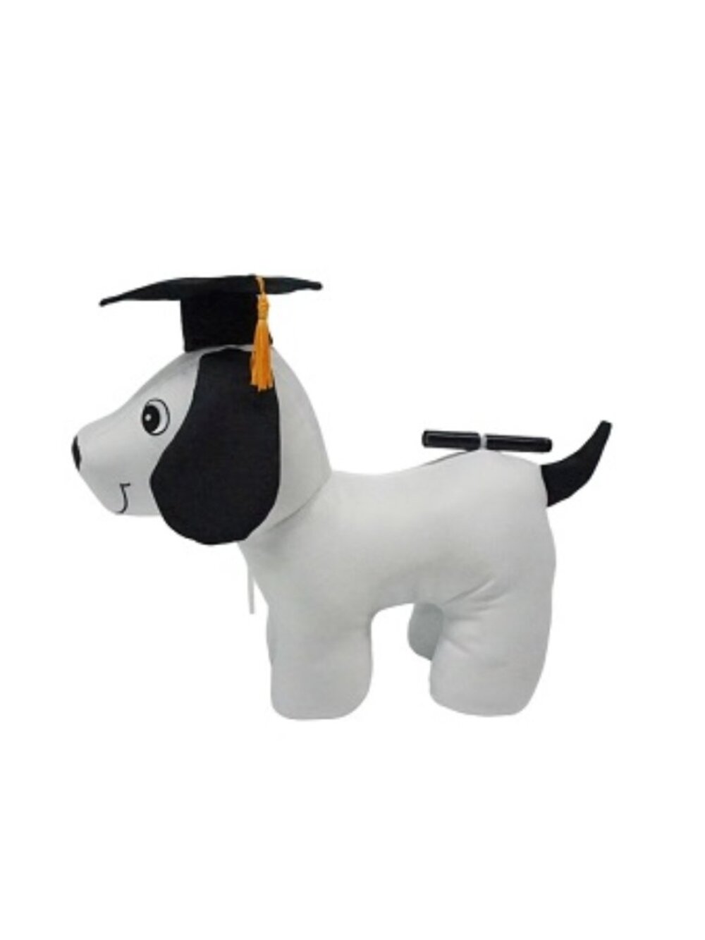 Autograph Graduation Plush Dog 12”